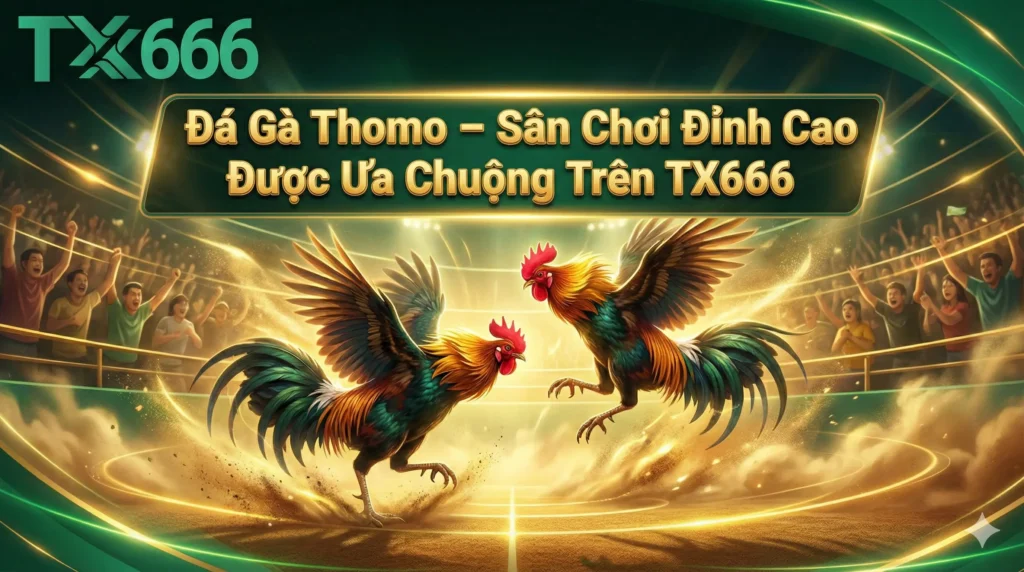 Đá Gà Thomo – Sân Chơi Đỉnh Cao Được Ưa Chuộng Trên tx666