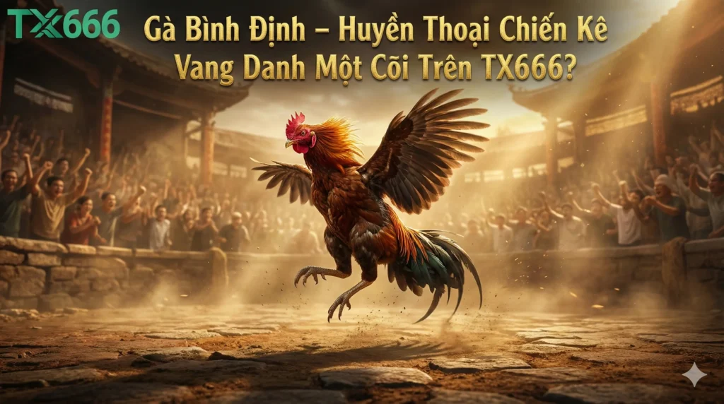 Gà Bình Định – Huyền Thoại Chiến Kê Vang Danh Một Cõi Trên tx666