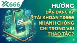 Hướng dẫn đăng ký tài khoản Tx666 nhanh chóng chỉ trong vài thao tác