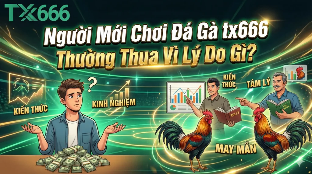 Người Mới Chơi Đá Gà tx666 Thường Thua Vì Lý Do Gì?