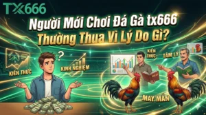 Người Mới Chơi Đá Gà tx666 Thường Thua Vì Lý Do Gì?