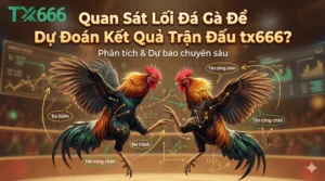 Cách Quan Sát Lối Đá Gà Để Dự Đoán Kết Quả Trận Đấu tx666