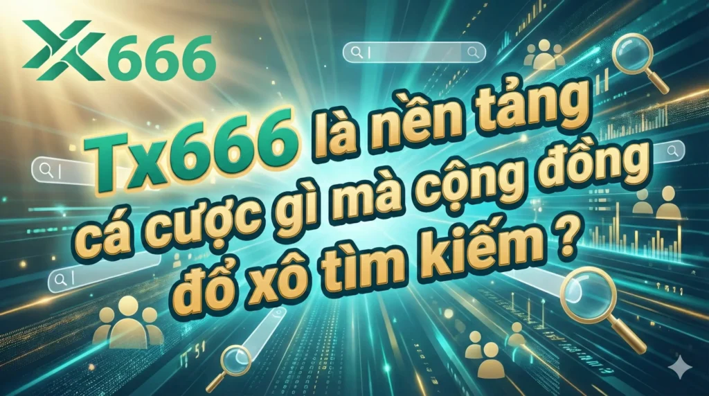 Tx666 là nền tảng cá cược gì mà cộng đồng đổ xô tìm kiếm?