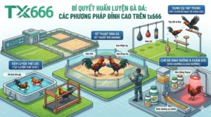 Các Phương Pháp Huấn Luyện Gà Đá Được Áp Dụng Nhiều Trên tx666