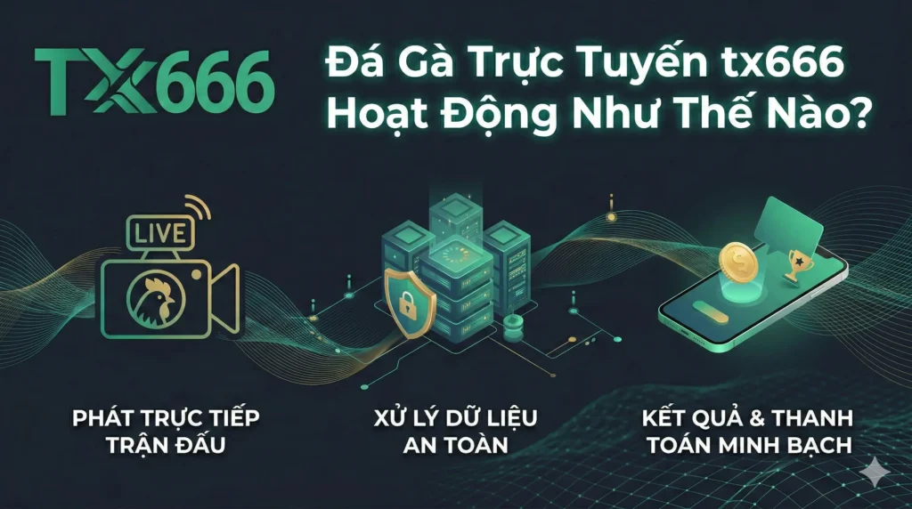 Đá Gà Trực Tuyến tx666 Hoạt Động Như Thế Nào?